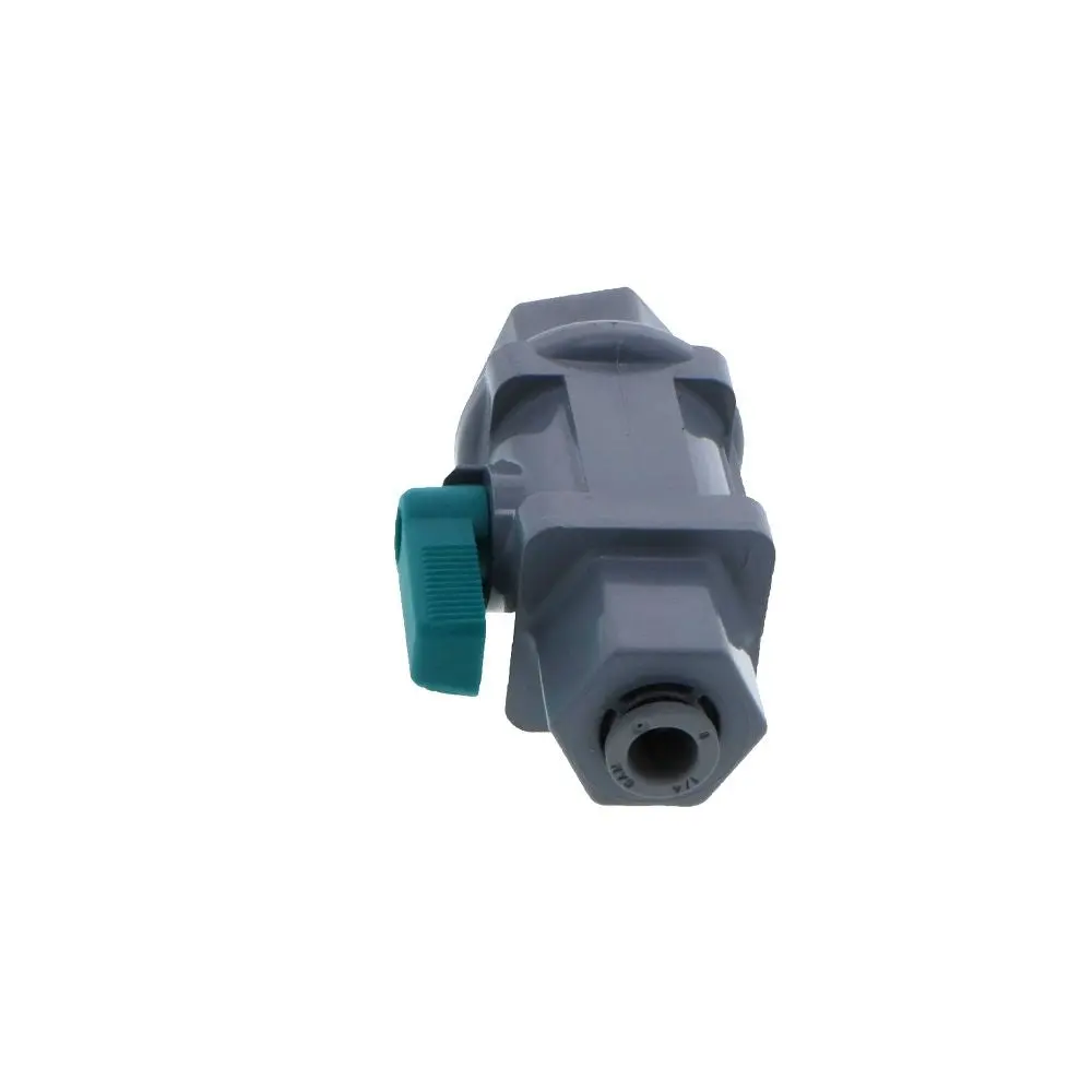 Inline Ball Valve Pvc - 1/4 Tube X 1/4 Female Nptf 4