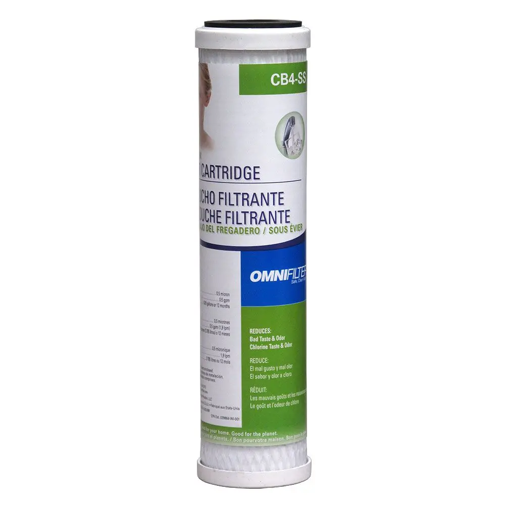 Omnifilter Cb4-Ss Undersink Filter Cartridge 0.5 Mic 1