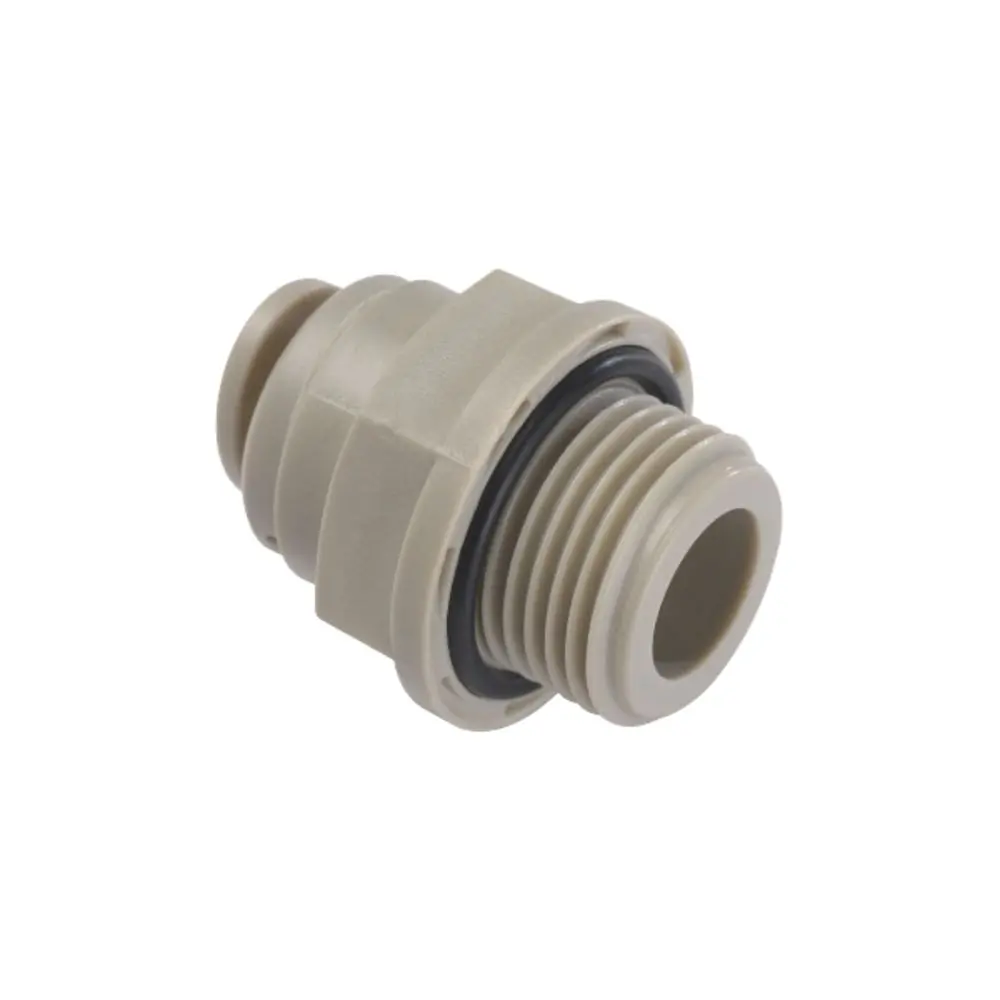 Neofit - Acetal Gray Male Connector- 5/32"Tube X 1/4"Bsp(P) 1