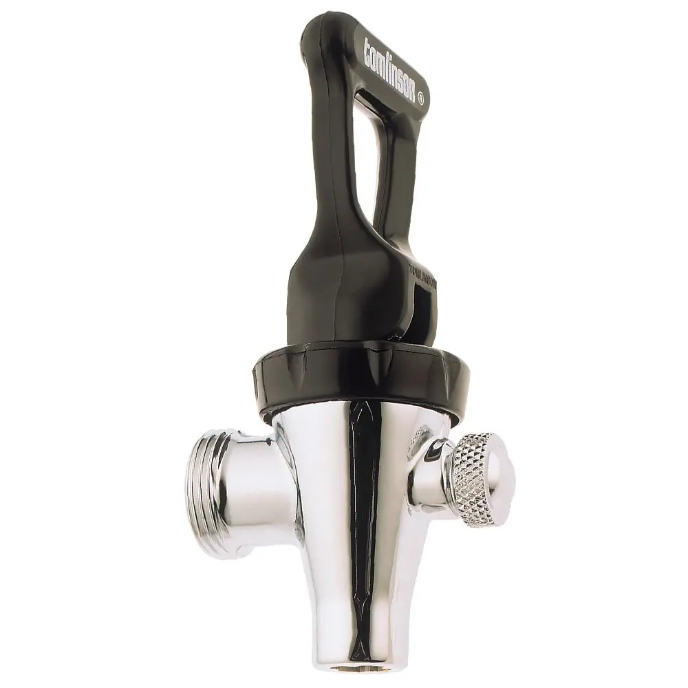 Tomlinson 1000583 Sc-1 Series Metal No-Drip Hot Beverage Dispensing Faucet W/ Chromed Brass Bonnet 1