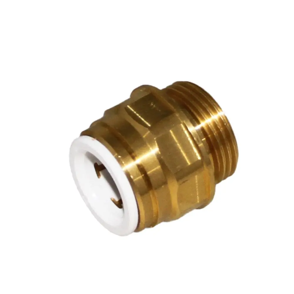 John Guest Male Cylinder Adapter - 22Mm X 1 Brass Male Bsp 1