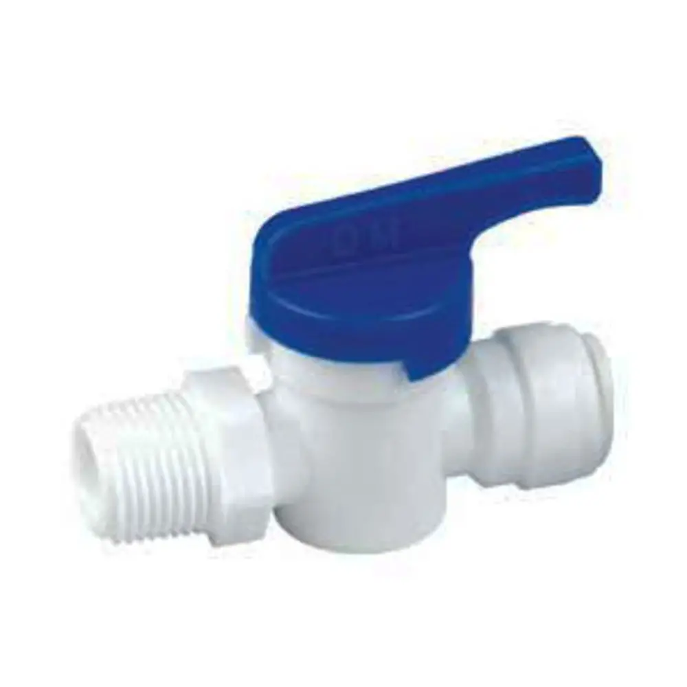 Dmfit Hand Valve Male Connector - 1/4" Push-In X 1/4" Nptf 1