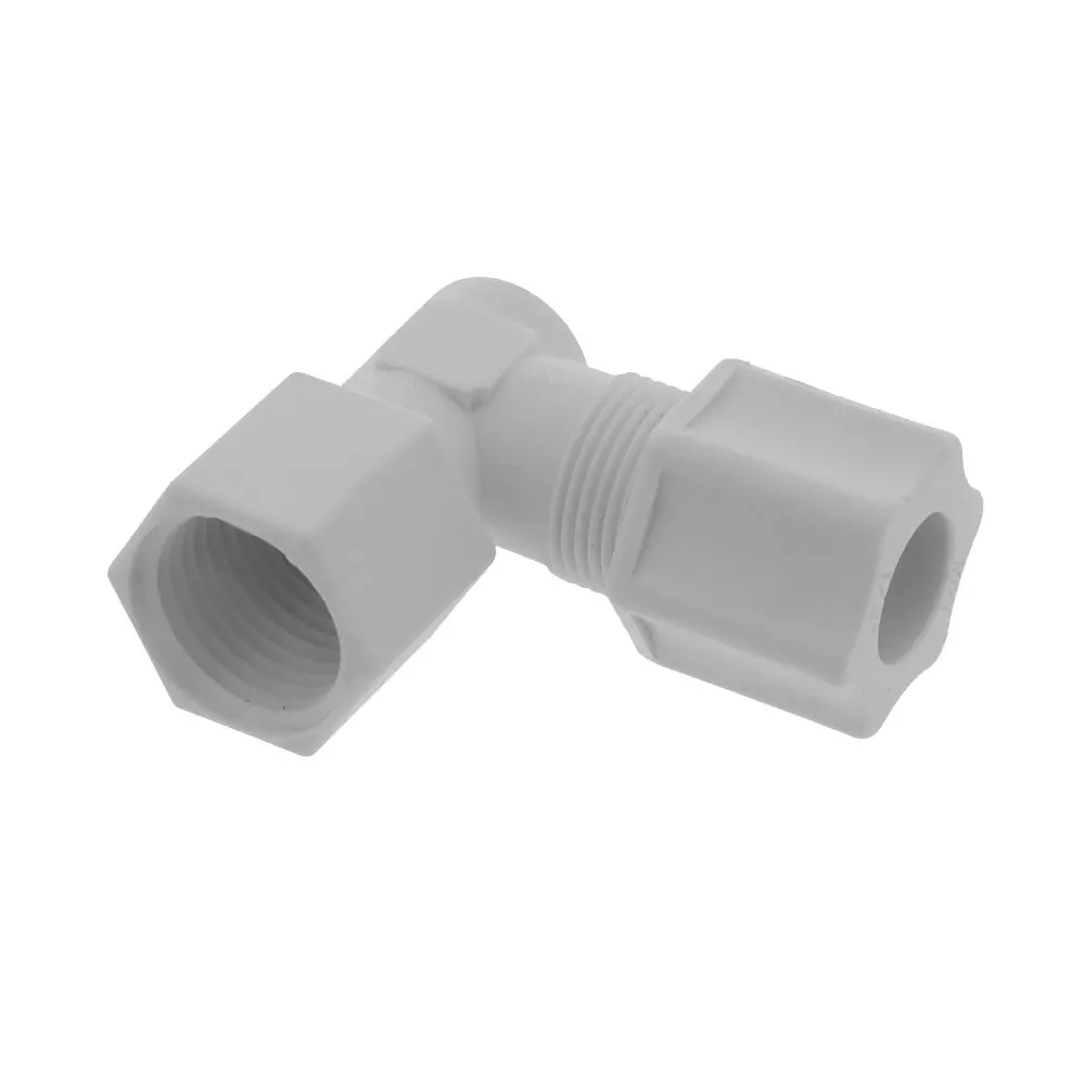 Jaco 45-8-8-P-O Polypropylene Female Elbow 1/2 Od Tube X 1/2 Fpt 1