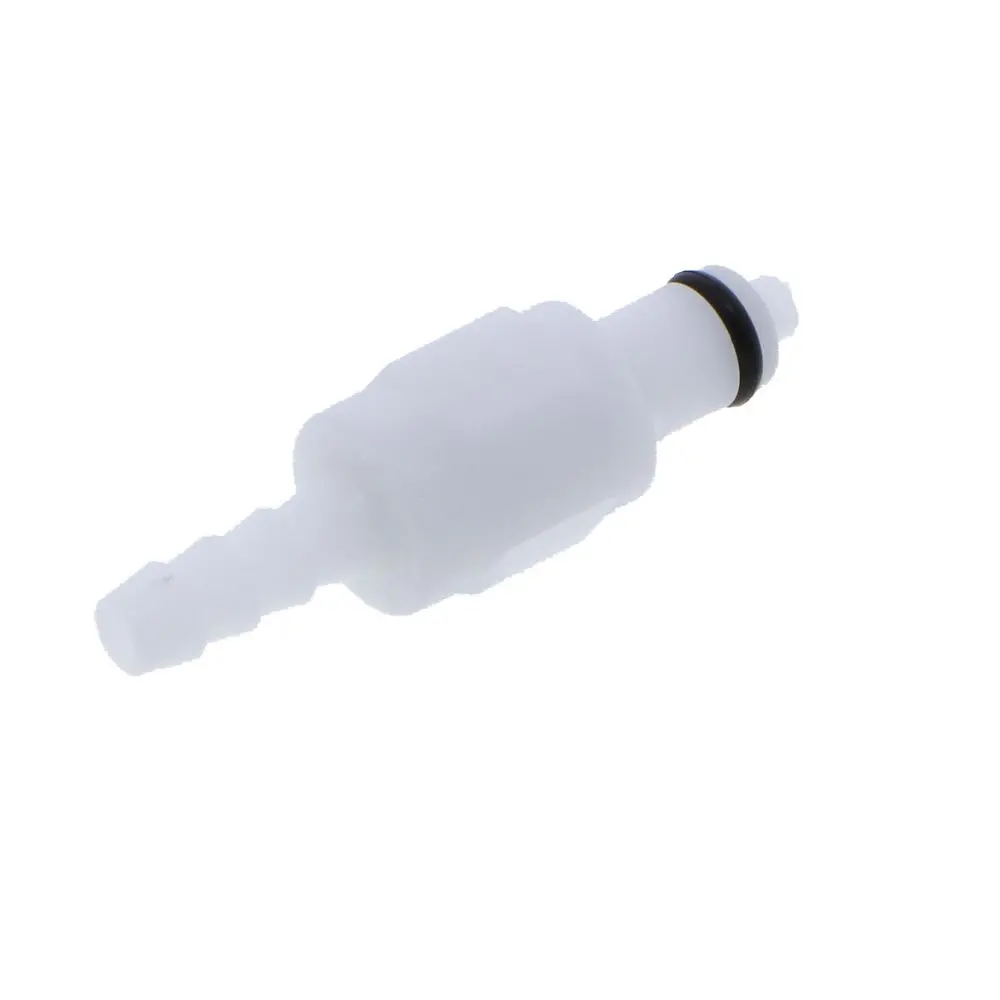 Pmcd2203v Valved In-Line Hose Barb Coupling Insert 3/16" Id Barb Fkm (Viton) O-Rings 2