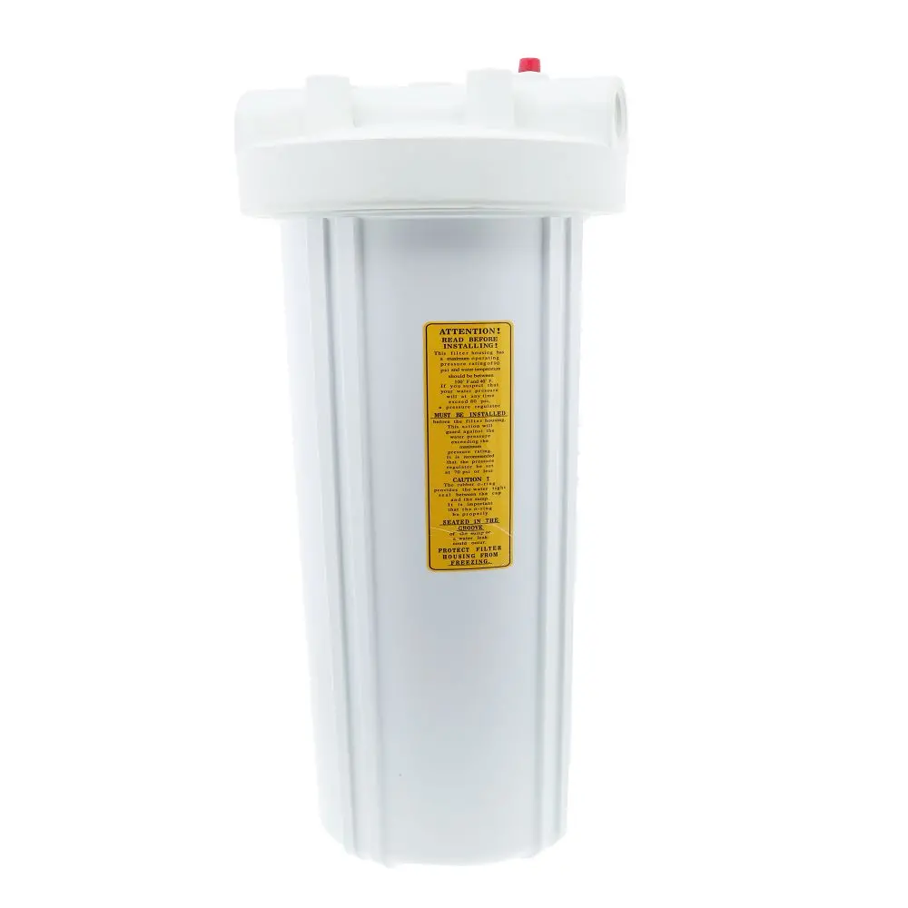 Watts Flowmatic 20" Full Flow Water Filter Housing White/White W/ Pr 2