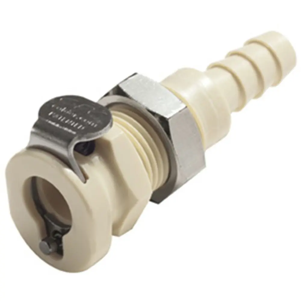 Pmc160412 Panel Mount Hose Barb Coupling Body 1/4 Id Barb 1