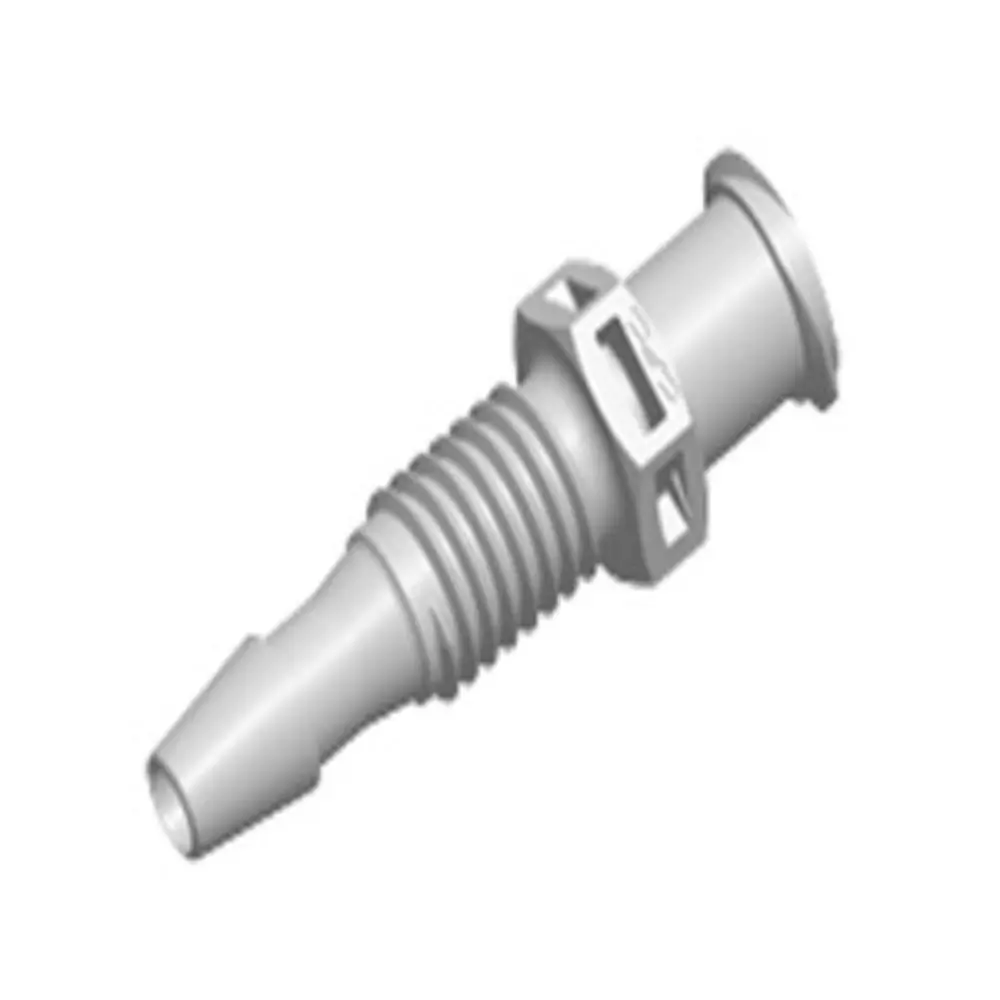 Pmlf41 Luer Fitting Natural Polypropylene Panel Mount Female Luer X 1/8 Hb 1