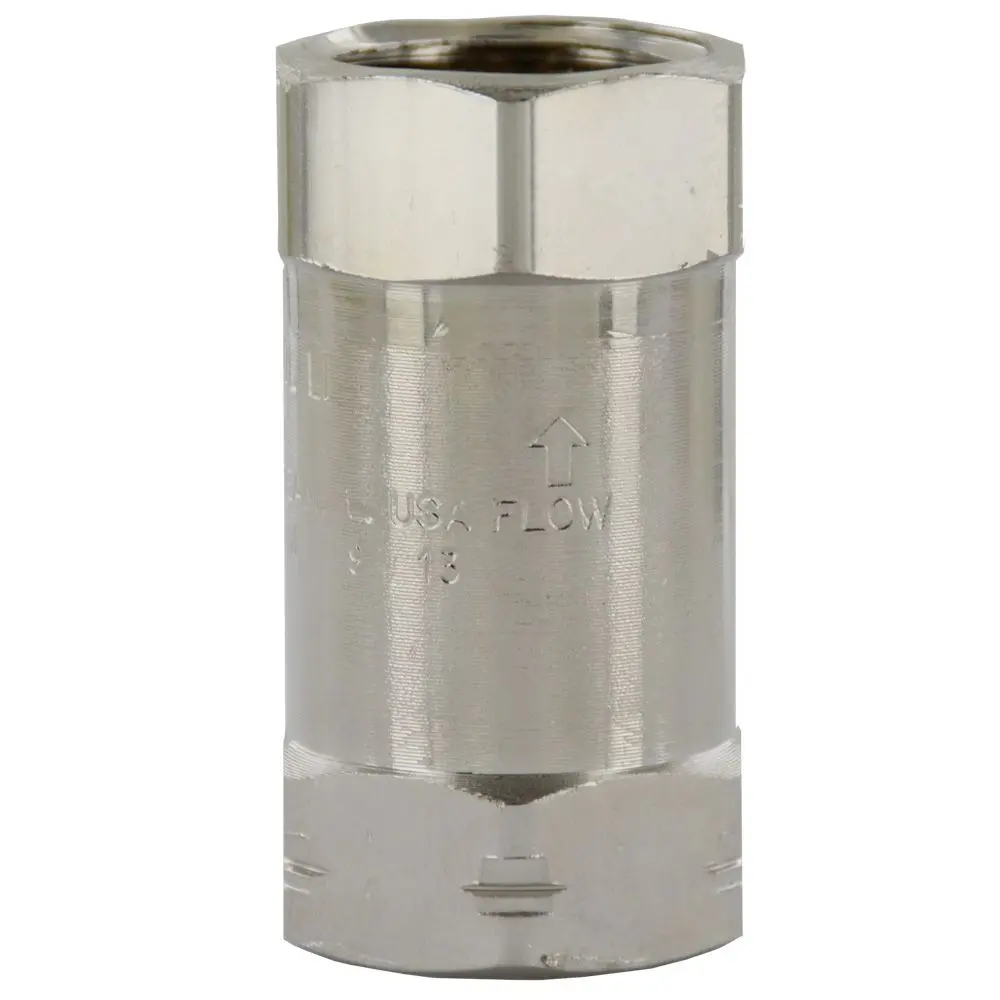 Lead-Free Nickel Plated Brass Flow Restrictor 1/2" Fpt X 1/2 Fpt 2 Gpm 1