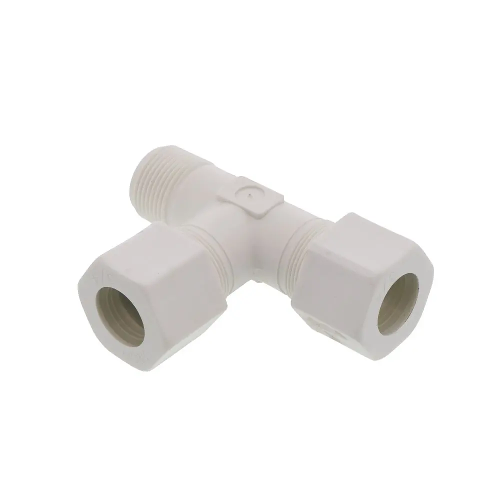 Jaco 75-12-12-P-Pg Polypropylene Male Run Tee 3/4 Od Tube X 3/4 Mpt 1