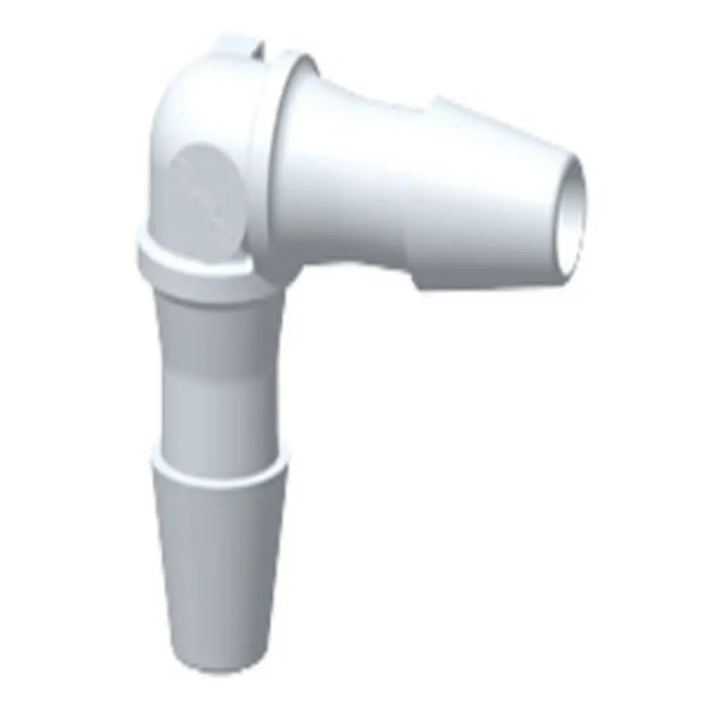 He470 Elbow Fitting Natural Pvdf 1/8 Hb X 1/8 Hb 1