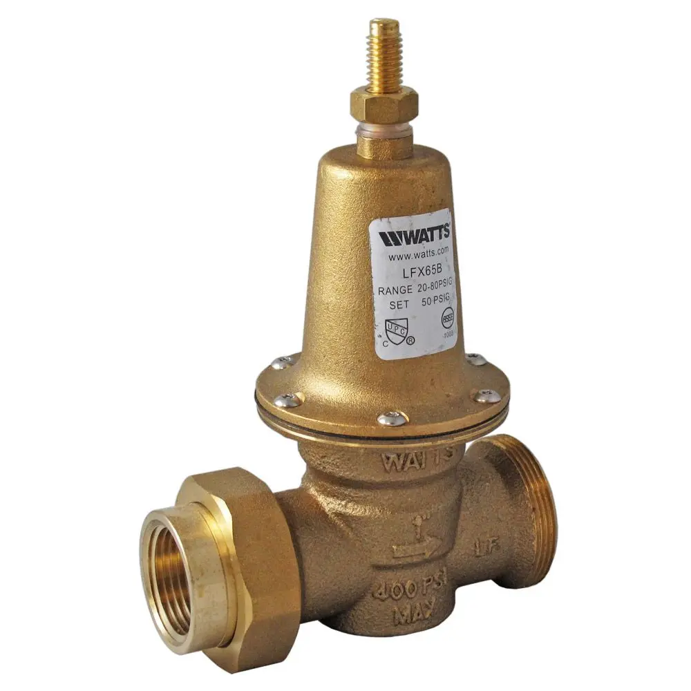 Watts Lfx65bu Lead Free Pressure Regulator 1" Fpt Union 1