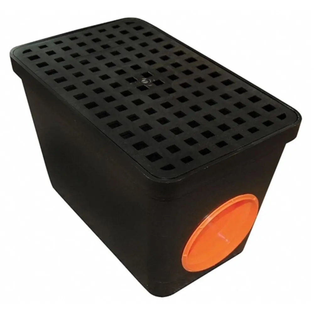 Tuf-Tite 2 Hole Drain Sump Box, 14"L X 9"W X 9"D, 2Hds-2B 1