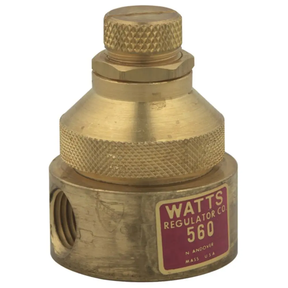 Watts 560 Water Pressure Regulator Brass 1