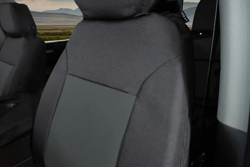Covercraft Endura Precisionfit Seat Covers – Front Row, 2018–2024 Jeep Wrangler (Black/Charcoal) 1