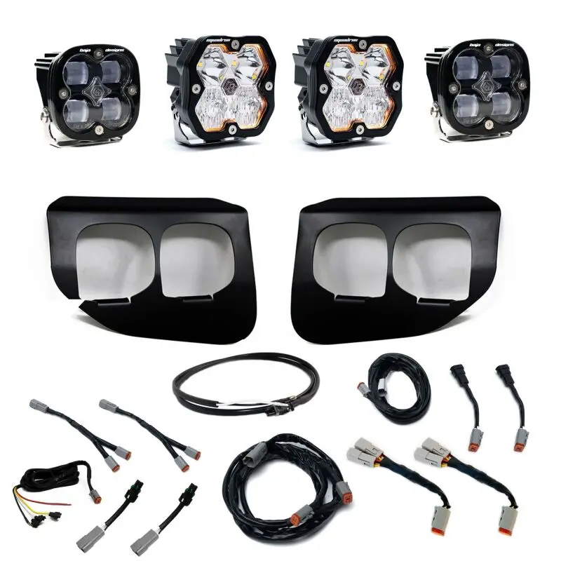 Baja Designs Squadron 2.0 Dual Fog Light Kit – Sae-Compliant, Clear Lens, Upfitter-Ready For 2020–2022 Ford Super Duty 1