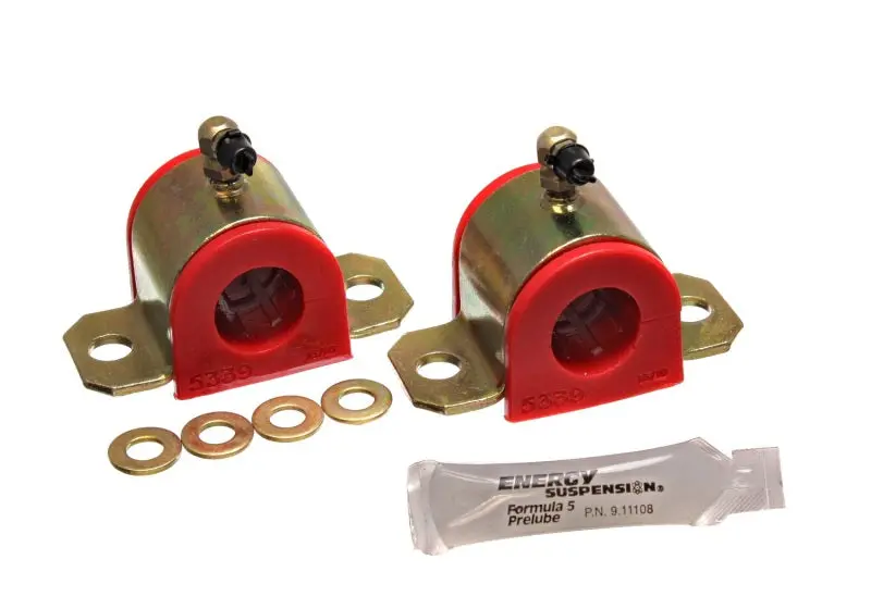 Energy Suspension Greaseable Front Sway Bar Bushings For 2003–2006 Toyota Corolla & Matrix – 24Mm, Red 1