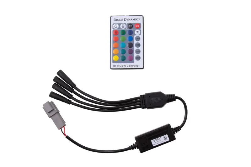 Diode Dynamics Rgbw 24-Key M8 Rf Remote Controller For Led Lighting Systems 1