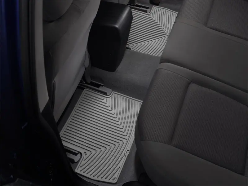Weathertech 08-10 Ford F250/F350/F450/F550 Rear Rubber Mats - Grey 1