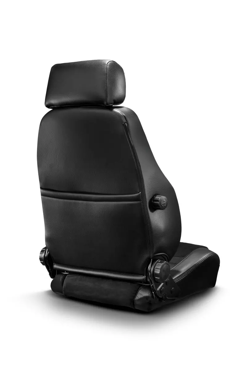 Sparco Gt Racing Seat — Black Upholstery, Fixed Back Design 1