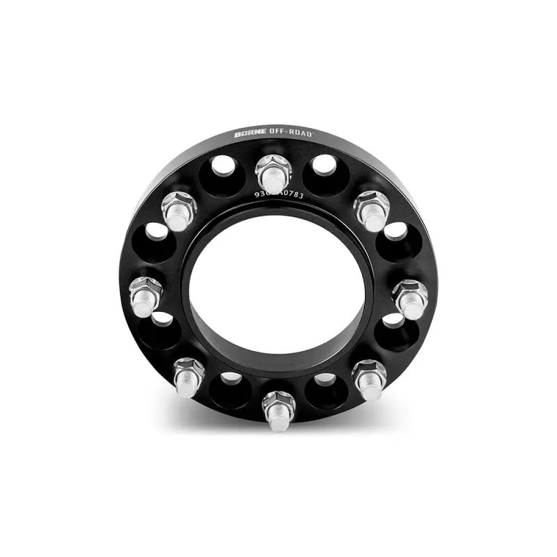Borne Off-Road Wheel Spacers – 8X170 Bolt Pattern, 125Mm Hub Centric, 32Mm Thickness, M14 Thread, Black Anodized 1