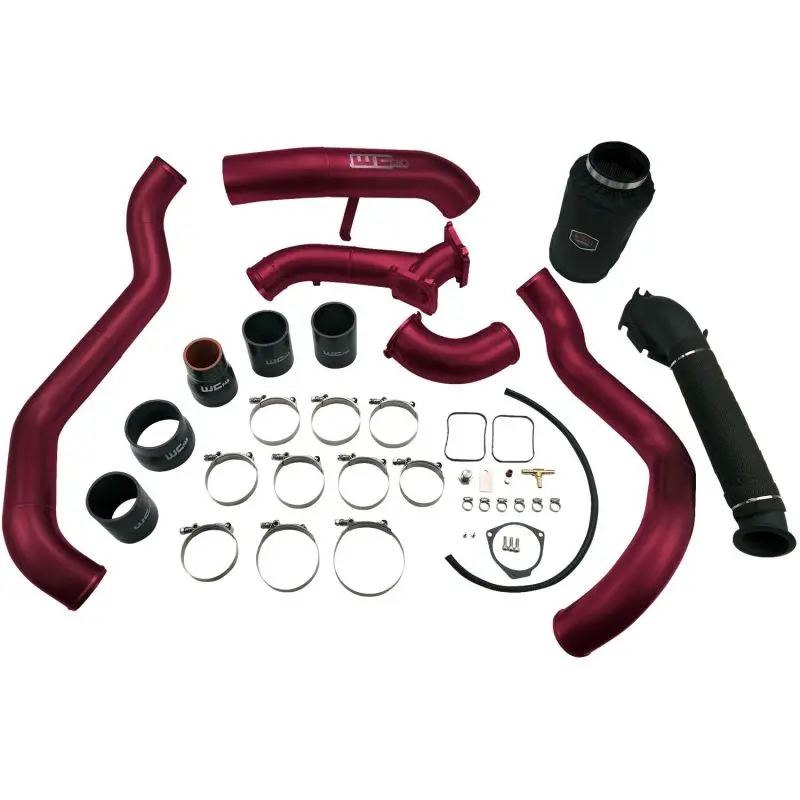 Wehrli High-Flow Intake Bundle – Wcfab Red Kit For 2001–2004 Chevrolet Lb7 Duramax 6.6L Diesel 1