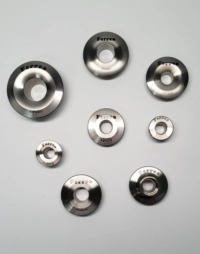 Ferrea Titanium Valve Spring Retainers — Cnc-Machined 6° Pro Set (16 Pcs) For Toyota 3Sgte Engine 1