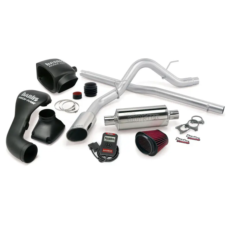 Banks Power Stinger Exhaust System For 2004–2008 Ford 5.4L F-150 – Stainless Steel, Chrome Tip 1