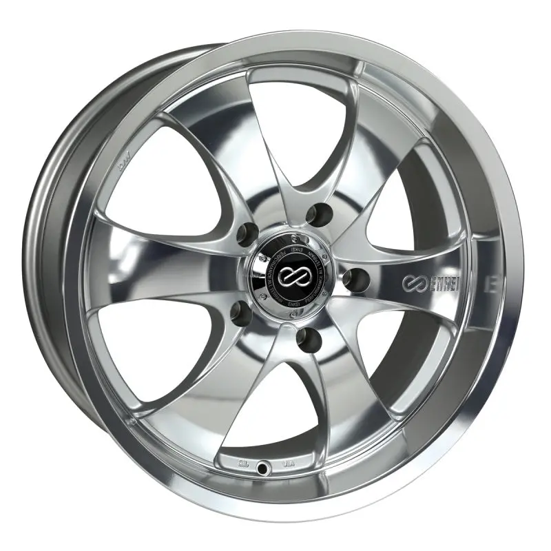 Enkei M6 Universal Mirror-Finish Wheel – 17X8In, 10Mm Offset, 5X127Mm Bolt Pattern, 71.6Mm Center Bore 1