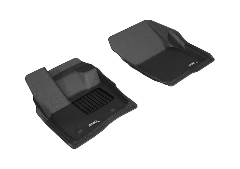 3D Maxpider Kagu-Style Front Floor Mat For 2017–2020 Ford Fusion & Lincoln Mkz – Black 1