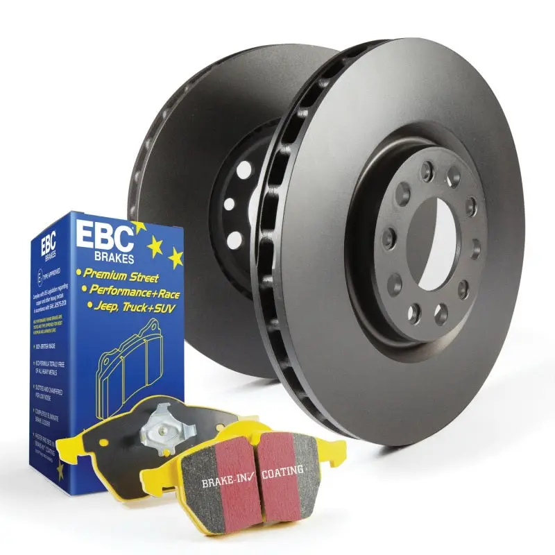 Ebc Yellowstuff Brake Kit — S13 Series Featuring Rk Drilled & Slotted Rotors And Performance Pads 1