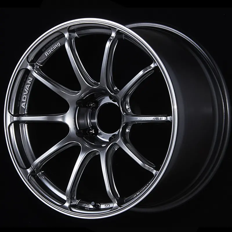 Advan Rsiii 19X8.0 / +45 Offset / 5-120 / 72.5Mm Bore / Racing Hyper Black & Ring 1