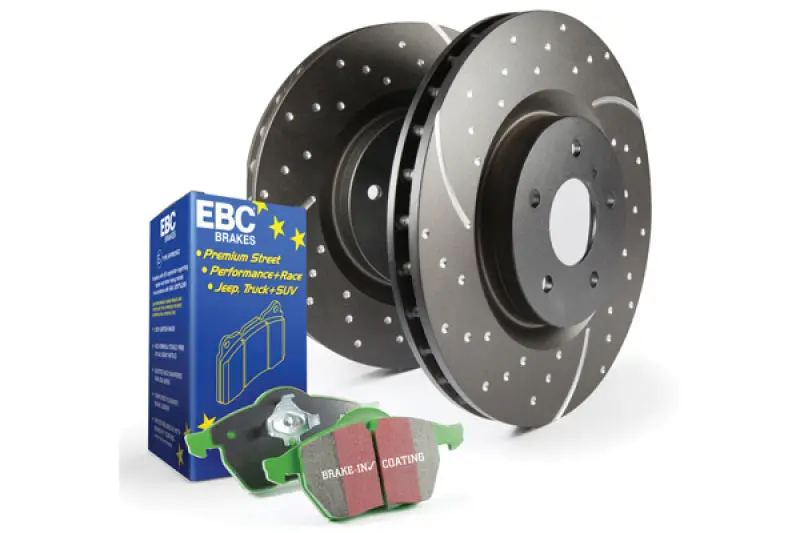 Ebc Greenstuff Brake Pad And Gd Rotor Performance Kit 1