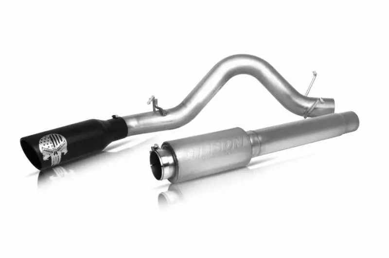 Gibson Patriot Skull Series Cat-Back Exhaust System For 2017–2020 Ford F-150 Svt Raptor (3.5L, 4-Inch Stainless Steel) 1