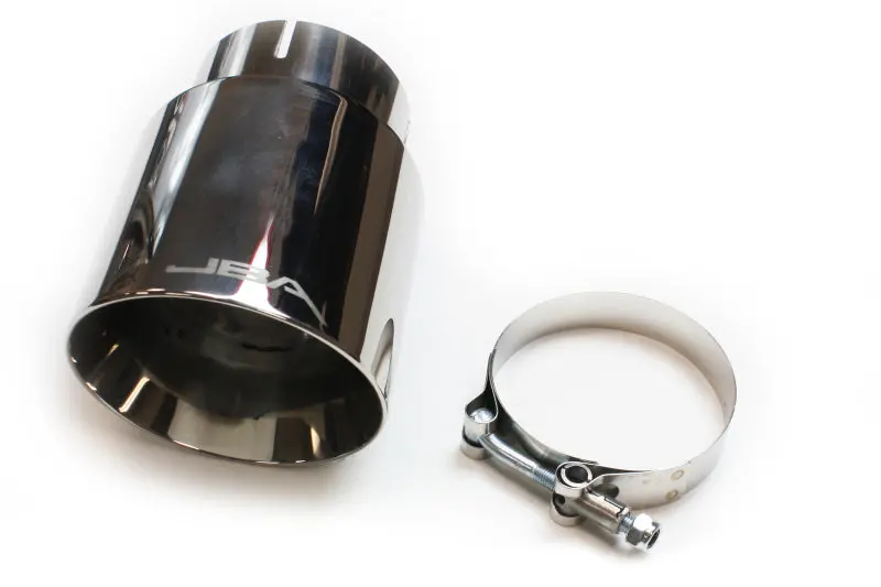 Jba Double-Wall Polished Chrome Exhaust Tip – 3" X 4" X 5.75", Clamp-On Design 1