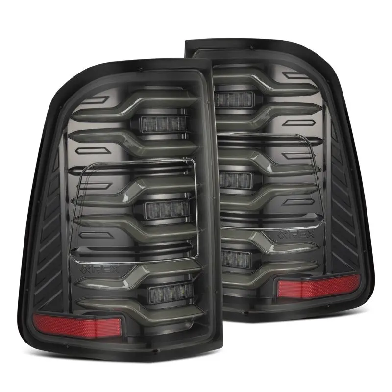 Alpharex Luxx-Series Led Tail Lights For 2019–2021 Dodge Ram 1500 — Alpha-Black Finish With Sequential Turn Signals & Adaptive Lighting 1