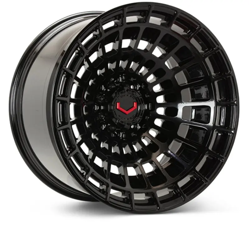 Vossen Lcx-04 22X10 - 8X165.1 - Et18 - Super Deep - 125.1 - Gloss Black Wheel 1