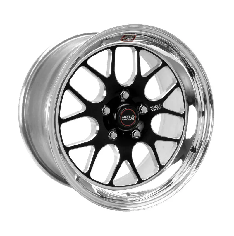 Weld S77 17X8 / 5X4.5 Bp / 5.3In. Bs Black Wheel (Medium Pad) - Non-Beadlock 1