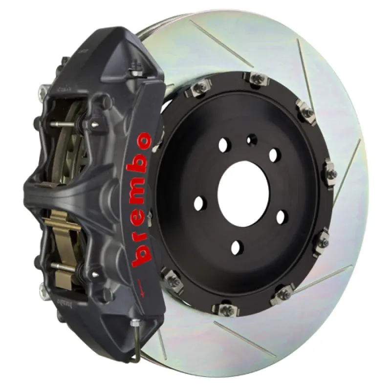 Brembo Gts Big Brake Kit – Front, 6-Piston Calipers With 380X34Mm Two-Piece Slotted Rotors For 2014–2018 Mercedes-Amg A45 1
