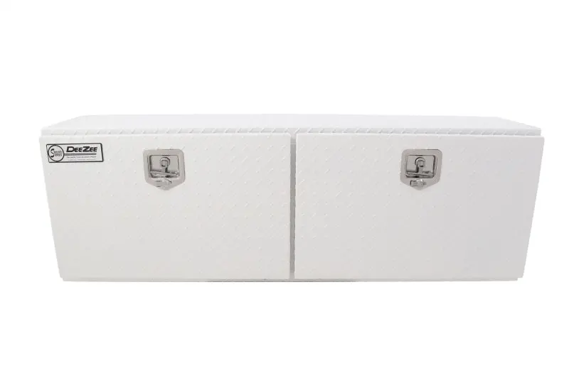 Deezee Specialty Topsider Aluminum Tool Box — 60-Inch White Powder-Coated Utility Storage 1