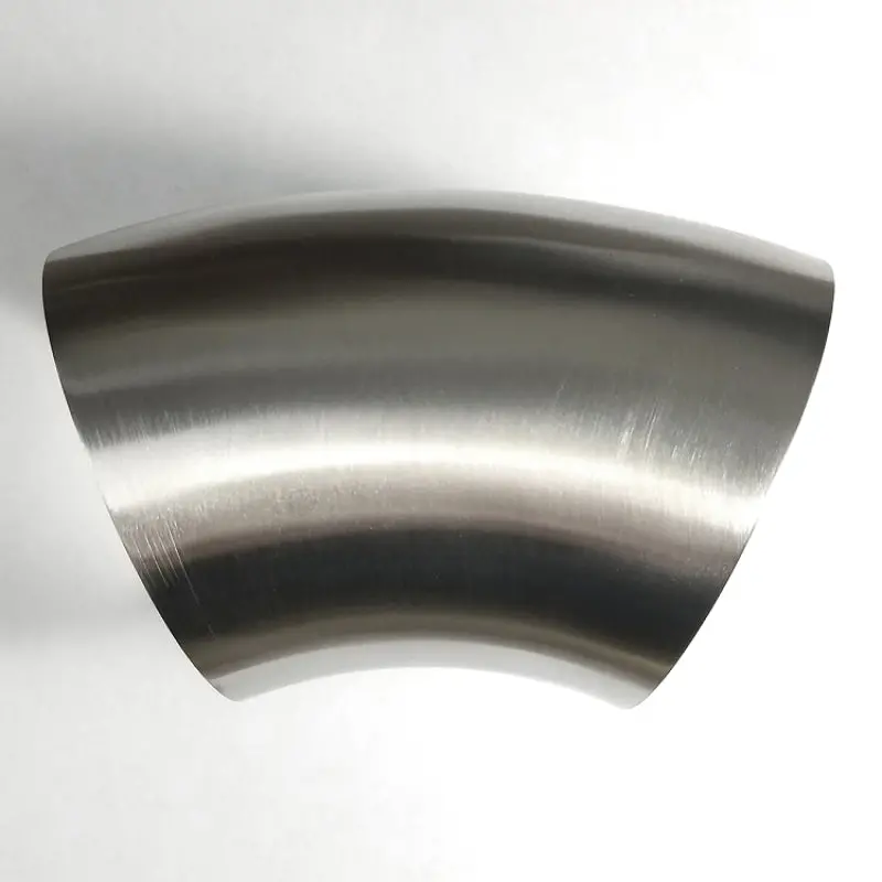 Stainless Bros 304 Stainless Steel Mandrel-Bent Elbow – 5" Diameter, 45°, 1.5D Radius 1