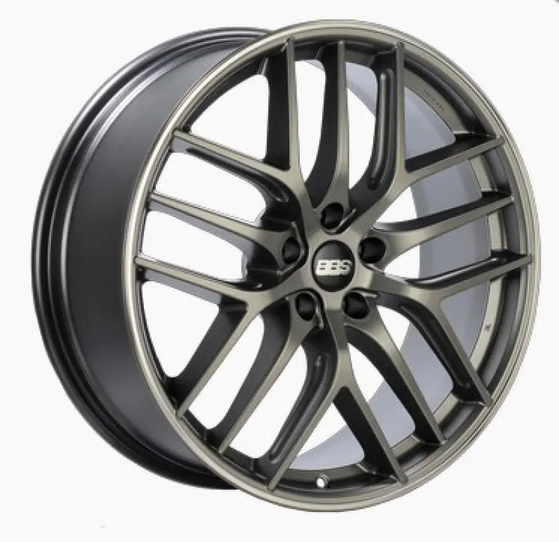 Bbs Cc-R 20X8.5 5X114.3 Et40 Satin Platinum Polished Rim Protector Wheel -82Mm Pfs/Clip Required 1