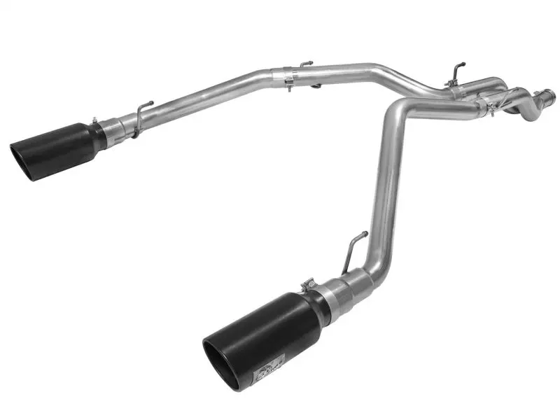Afe Machforce Xp Dpf-Back Exhaust — 3-Inch Stainless Steel System With 6-Inch Black Tips For 2014 Ram 1500 Ecodiesel 1