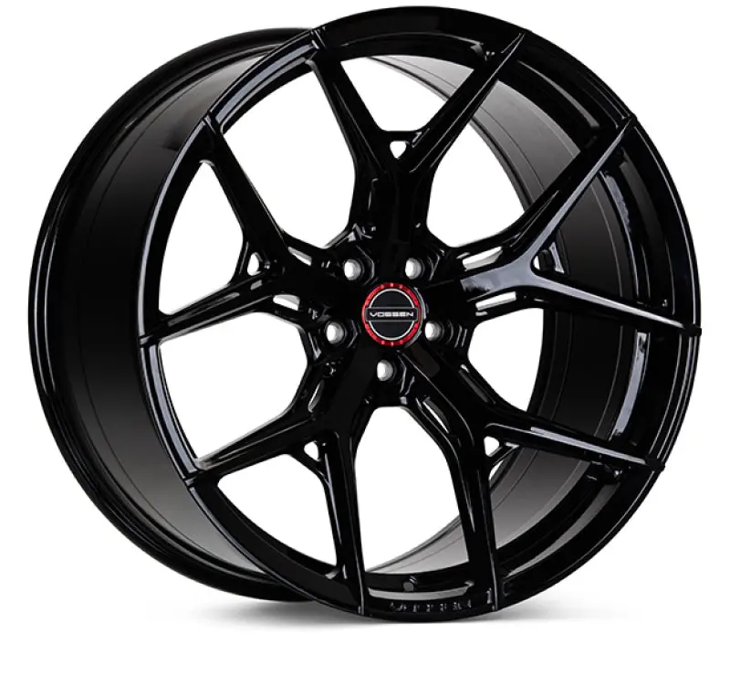 Vossen Hf-5 Gloss Black 20X10 Wheel – 5X112 Bolt Pattern, Et50 Offset, 66.5Mm Hub Bore 1