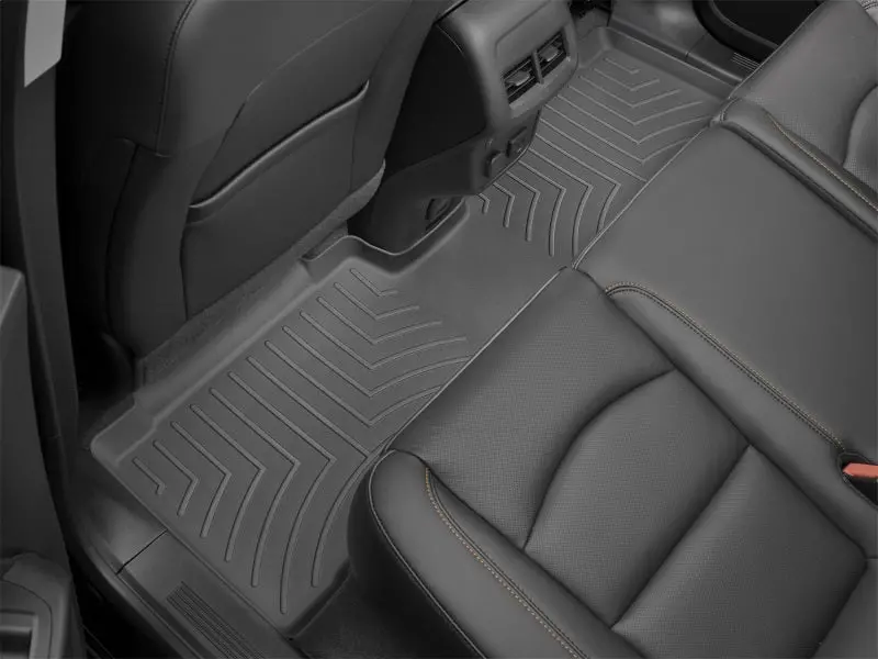 Weathertech Rear Floorliner – Black, Tailored For 2021+ Chevrolet Tahoe 1
