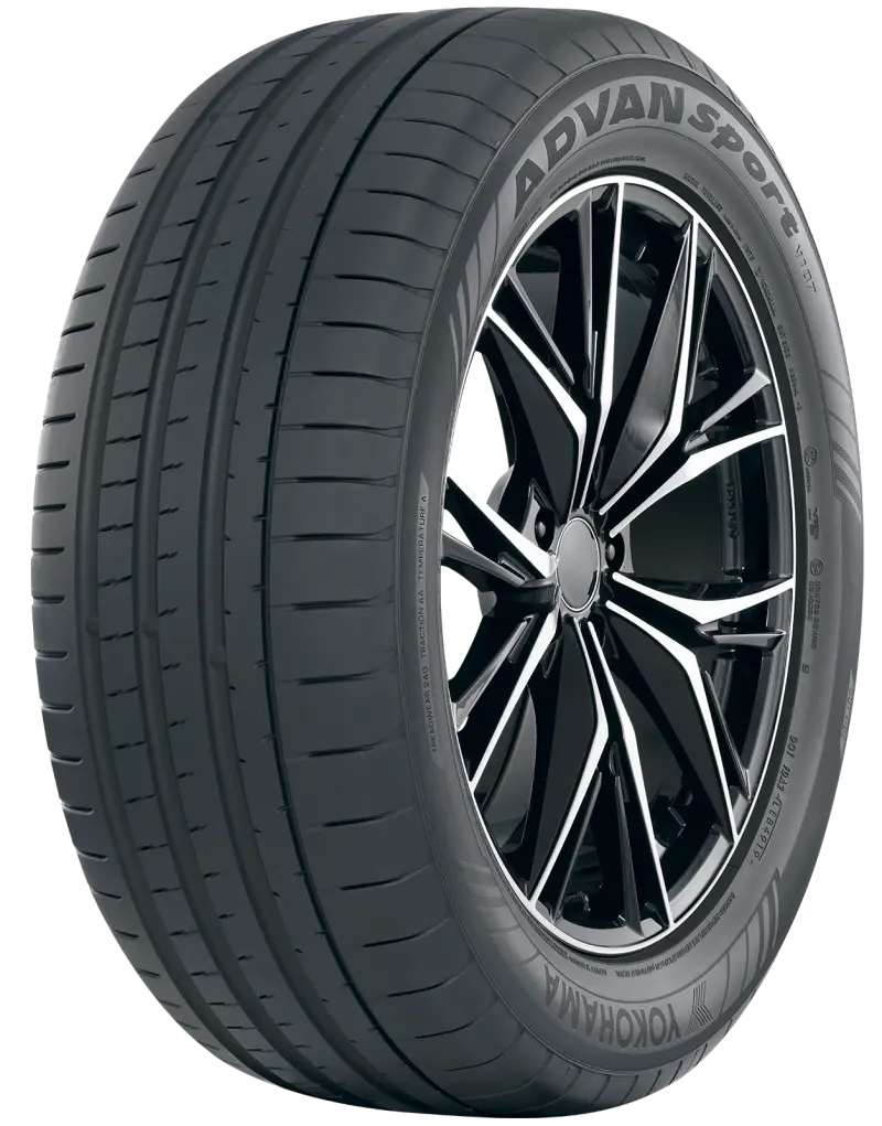 Yokohama Advan Sport V107C High-Performance Tire — 285/40Zr22, Load Index 110, Speed Rating Y 1