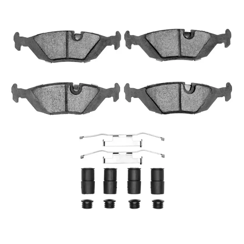 R1 Semi-Metallic Rear Brake Pad & Hardware Kit For 1981–1991 Bmw 325 1