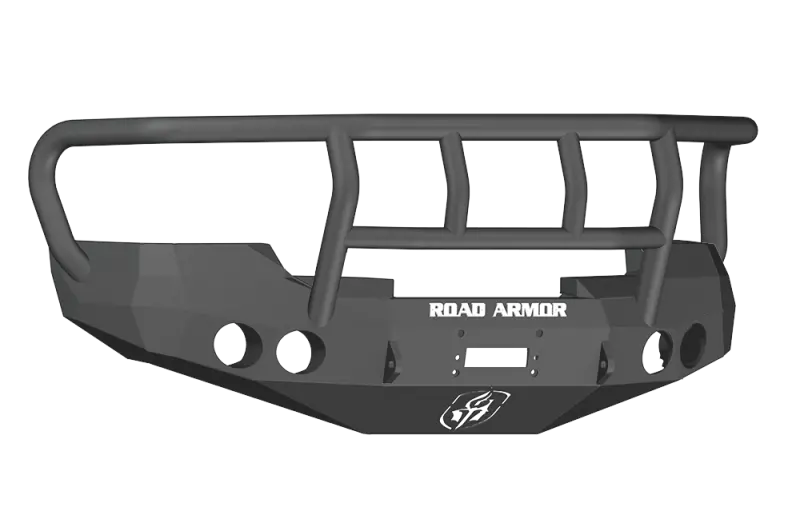 Road Armor Stealth Winch Bumper With Titan Ii Guard For 2008–2013 Gmc 1500 (Textured Black) 1