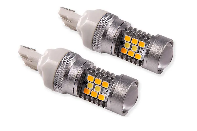 Diode Dynamics Dd0110P Hp24 Led Switchback Bulbs – 7443 Base, Cool White/Amber, Pair 1