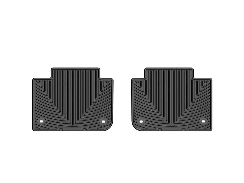 Weathertech Rear Floor Mat Set – Rubber, Black, For 2013+ Lexus Gs 1