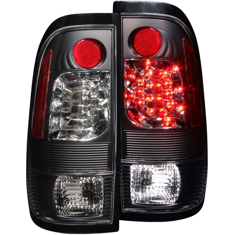 Anzo Led Taillights For 1997–2003 Ford F-150 – Black Housing Design 1